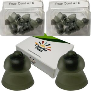 Phonak Power Dome - Compatible with Phonak Hearing Aids - Secure Fit - Strong Amplification - Comfortable for Daily Use - Small 2 Pack
