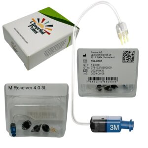 Original Phonak Receiver 4.0 M, 3 Pin Hearing Aid Receiver, Compatible with Phonak Audéo Marvel, Paradise & Lumity Life Hearing Aids, Medium Power Replacement