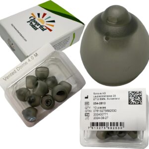 Phonak Vented Hearing Aid Domes 4.0 – Compatible with Phonak Marvel, Paradise, Lumity RIC Devices – Open Fit – Original Phonak Replacements - Medium