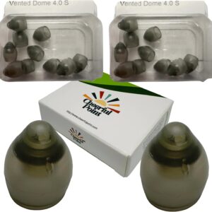 Phonak Vented Hearing Aid Domes 4.0 – Compatible with Phonak Marvel, Paradise, Lumity RIC Devices – Open Fit – Original Phonak Replacements - Small 2 Pack